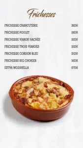 Menu Chokies Tétouan Tetouan December 2023 504722-894500