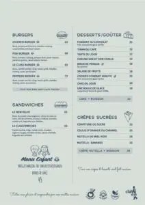 menu class dish restaurant a casablanca 4