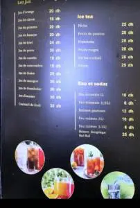 Menu Copper House Casablanca June 2023 493015