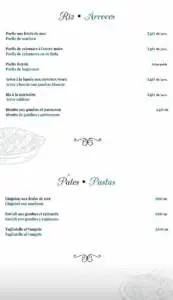 Menu Côté Sud Tanger June 2023 125321