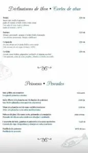 Menu Côté Sud Tanger June 2023 555221