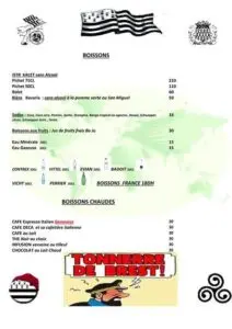 Les menus · 3