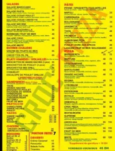 Menus · 1