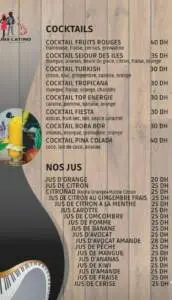 Menu Cuba Latino Meknes June 2023 371921