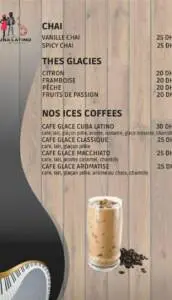 Menu Cuba Latino Meknes June 2023 231921