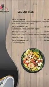 Menu Cuba Latino Meknes June 2023 481921