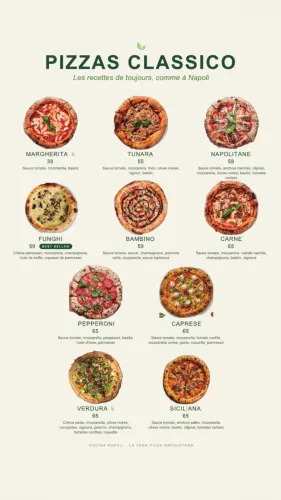 Menu de Cucina Napoli