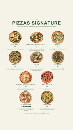 Menu de Cucina Napoli
