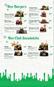 menu DLys marrakech 2