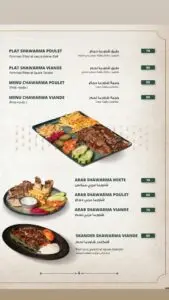 Les menus · 9