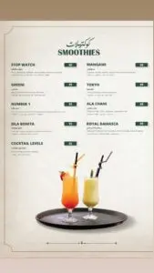 Les menus · 18
