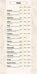 Menu Dar El Benna Marrakech June 2023 481222