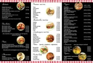 Menus · 1