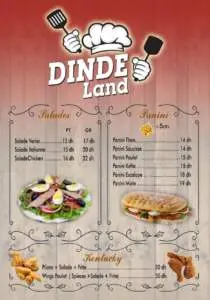 dinde land menu restaurant agadir 1
