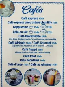 Dolce freddo menu 3