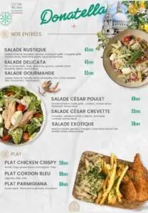 menu donatella restaurant italien casablanca marina mall 1