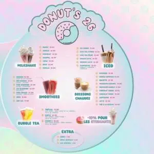 Menu Donut's 26 Marrakech November 2023 334511-298900