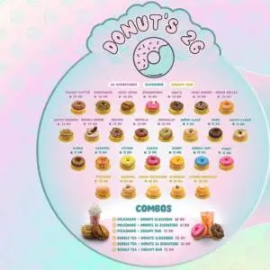 Menu Donut's 26 Marrakech November 2023 344511-085500