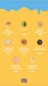 Menu Dream donuts Casablanca