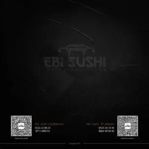 Menu Ebi Sushi Casablanca March 2024 462216-128300