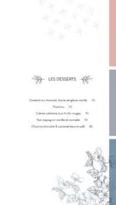 Menu El CIELO LOUNGE Rabat June 2023 012215