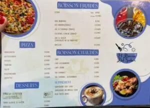 MENU El Rincon Del Sabor restaurant casablanca sidi maarouf 1