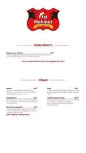 menu Etci Mehmet Steakhouse Casablanca 5