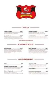 menu Etci Mehmet Steakhouse Casablanca 6