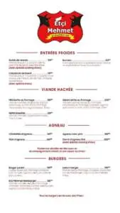 menu Etci Mehmet Steakhouse Casablanca 7