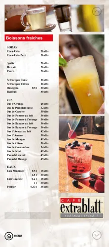 Menu de Extrablatt à Marrakech — page 7