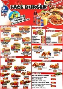 Les menus · 2