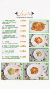 Menu Farouk chicken Casablanca August 2023 490309-200600