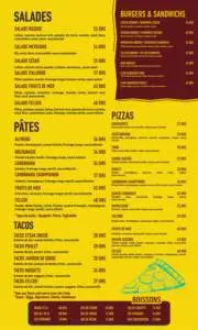 Menu Felzio
