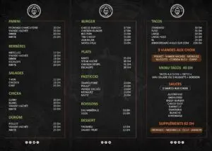 first tacos agadir menu