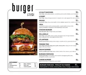 menu Friends Eatery coffee House restaurant agadir 07