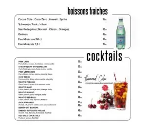 menu Friends Eatery coffee House restaurant agadir 21