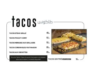 menu Friends Eatery coffee House restaurant agadir 08