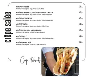 menu Friends Eatery coffee House restaurant agadir 13