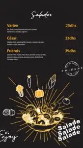 Menu Friends kenitra Kenitra June 2023 053717