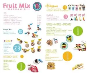 Fruit Mix Marramix menu 1