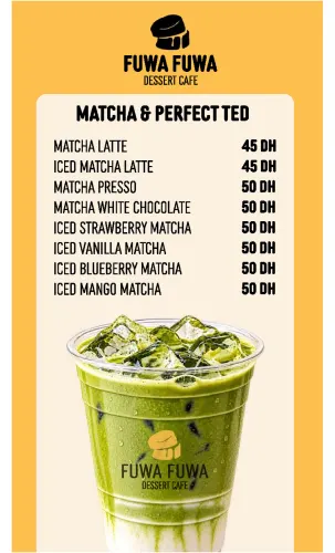 Menu de Fuwa Fuwa Dessert Cafe (Urban Square) à Casablanca — page 4
