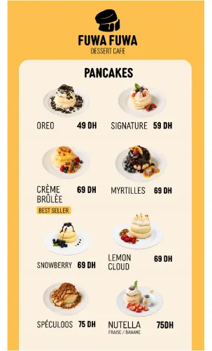 Menu de Fuwa Fuwa Dessert Cafe (Urban Square) à Casablanca — page 7