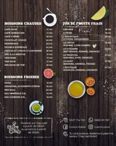 Galicia Rabat Menu Restaurant 4