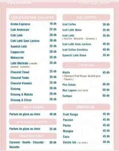 menu gelato lab casablanca glace ice cream shop 4