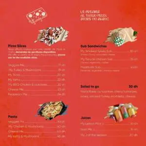 Menu GG PizzaMe Marrakech August 2023 335309-272900