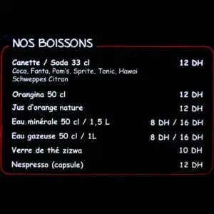 Grillade Adil Rabat Menu Restaurant 2