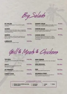 Menus · 4