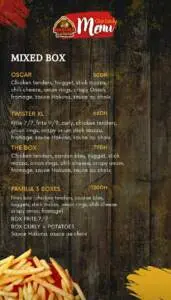 Menu Hakuna Batata Tanger June 2023 460011
