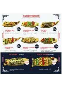 Hanaya sushi menu restaurant asiatique casablanca 14