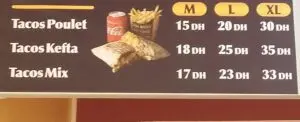 Les menus · 2